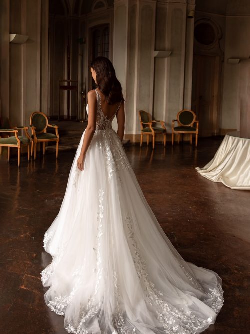 Brautkleid mit Spitze