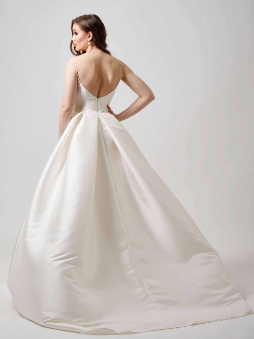 Hochzeitskleid Brautkleid mit Spitze und Glitzer