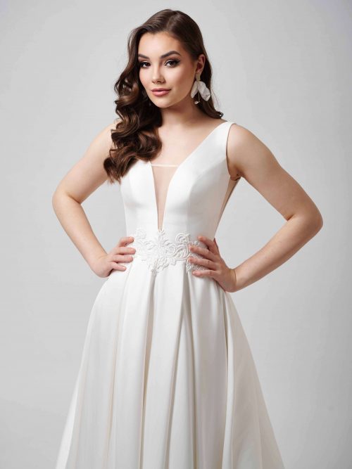 Brautkleid Hochzeitskleid schlicht