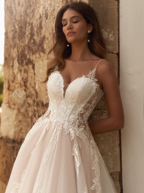 Brautkleid mit Spitze