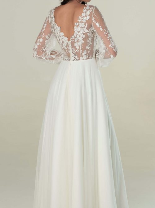 Brautkleid mit langen Ärmel
