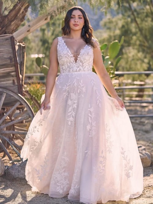 Curvy Hochzeitskleid