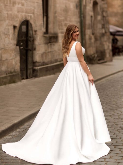 Curvybrautkleid, Hochzeitskleid