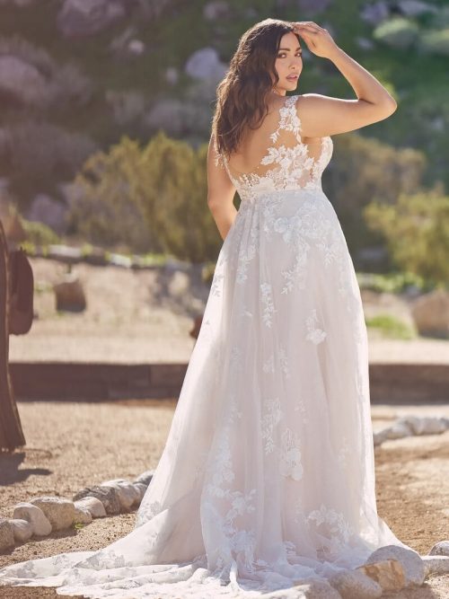 Curvy Hochzeitskleid