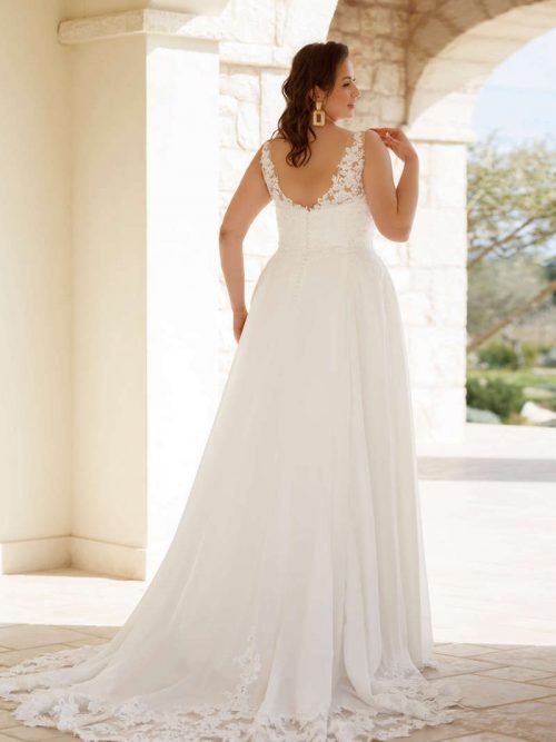 Curvybrautkleid, Hochzeitskleid