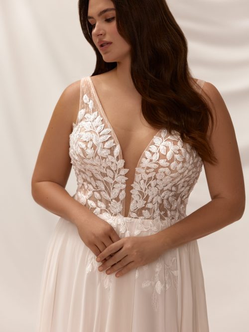 Curvybrautkleid, Hochzeitskleid