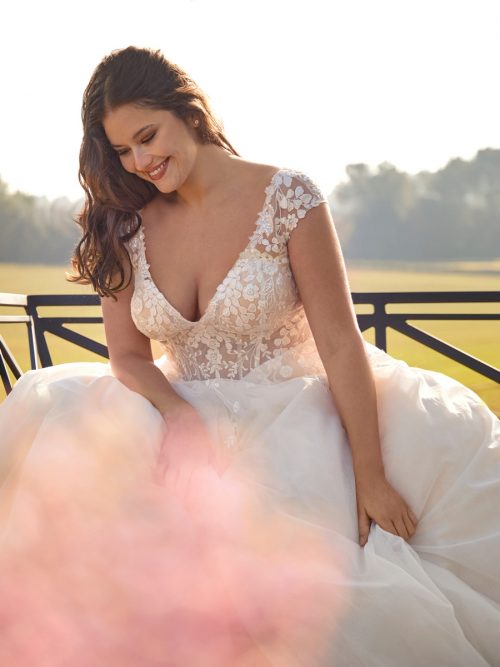 Curvybrautkleid, Hochzeitskleid