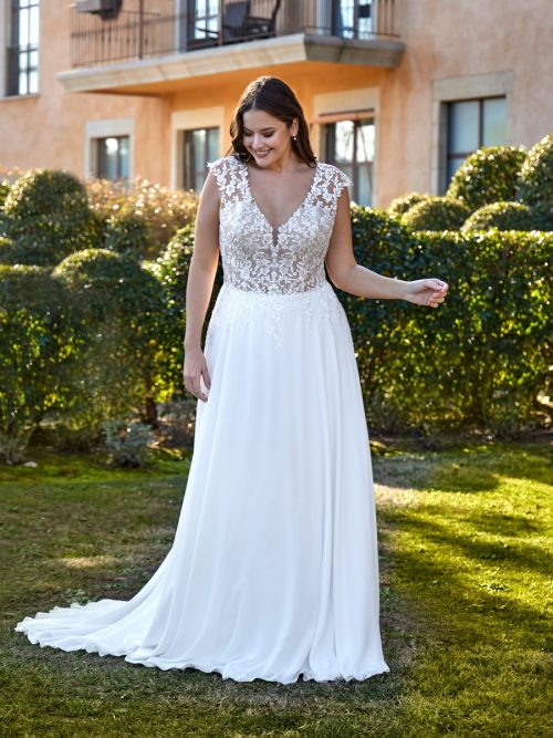 Curvybrautkleid, Hochzeitskleid