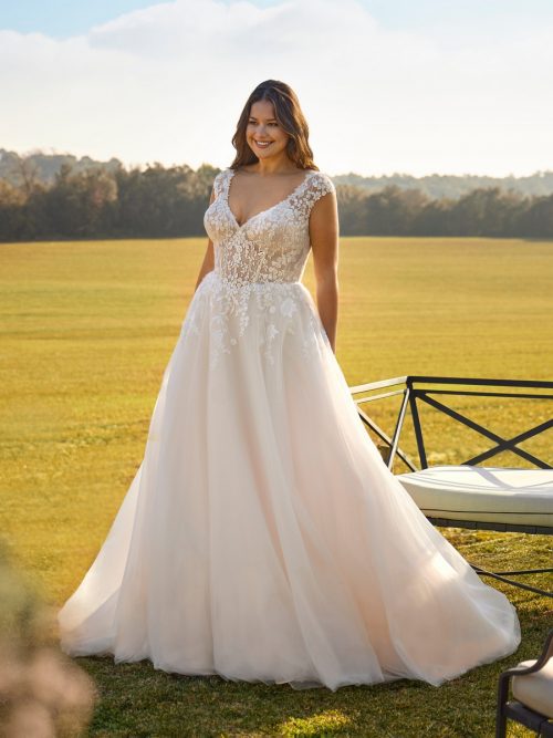 Curvybrautkleid, Hochzeitskleid