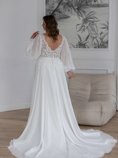 Curvybrautkleid, Hochzeitskleid