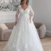 Curvybrautkleid, Hochzeitskleid