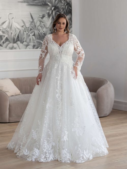 Curvybrautkleid, Hochzeitskleid
