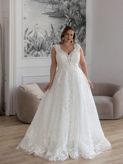 Curvybrautkleid, Hochzeitskleid