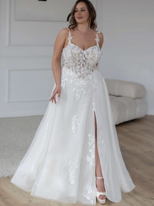 Curvybrautkleid, Hochzeitskleid