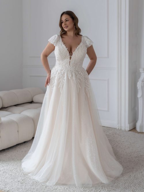 Curvybrautkleid, Hochzeitskleid