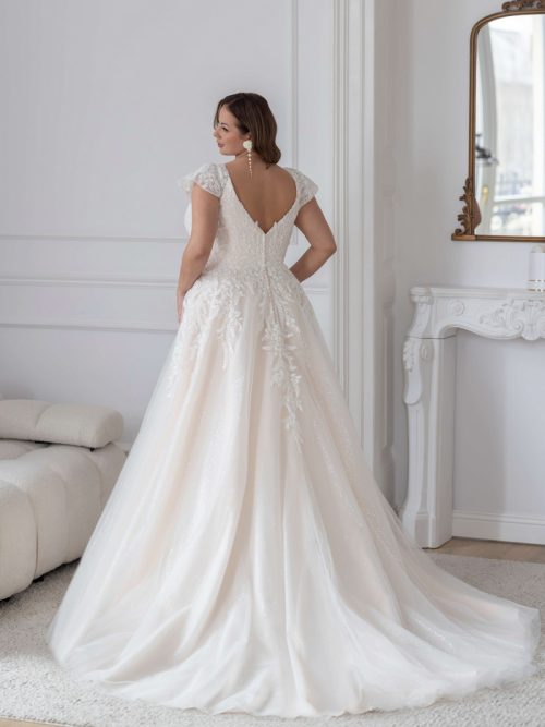 Curvybrautkleid, Hochzeitskleid