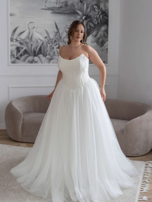 Curvybrautkleid, Hochzeitskleid