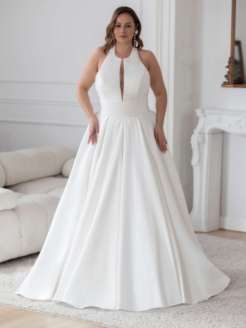 Curvybrautkleid, Hochzeitskleid