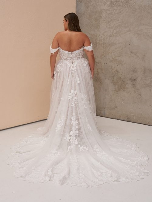 Curvybrautkleid, Hochzeitskleid