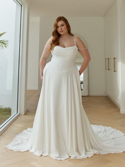 Curvybrautkleid, Hochzeitskleid