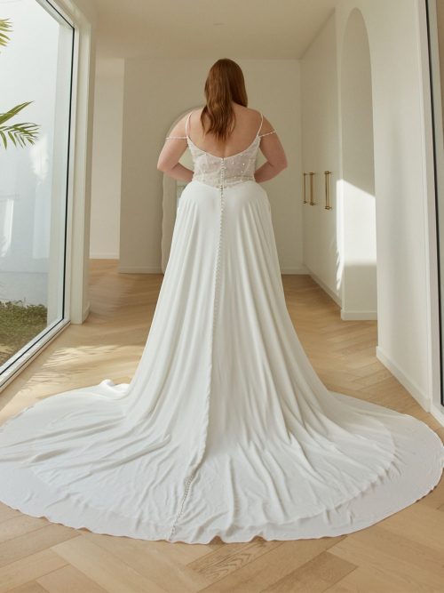 Curvybrautkleid, Hochzeitskleid
